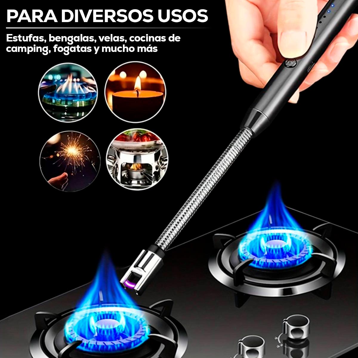 Miniatura 5 de Encendedor de Plasma Recargable TWP-006